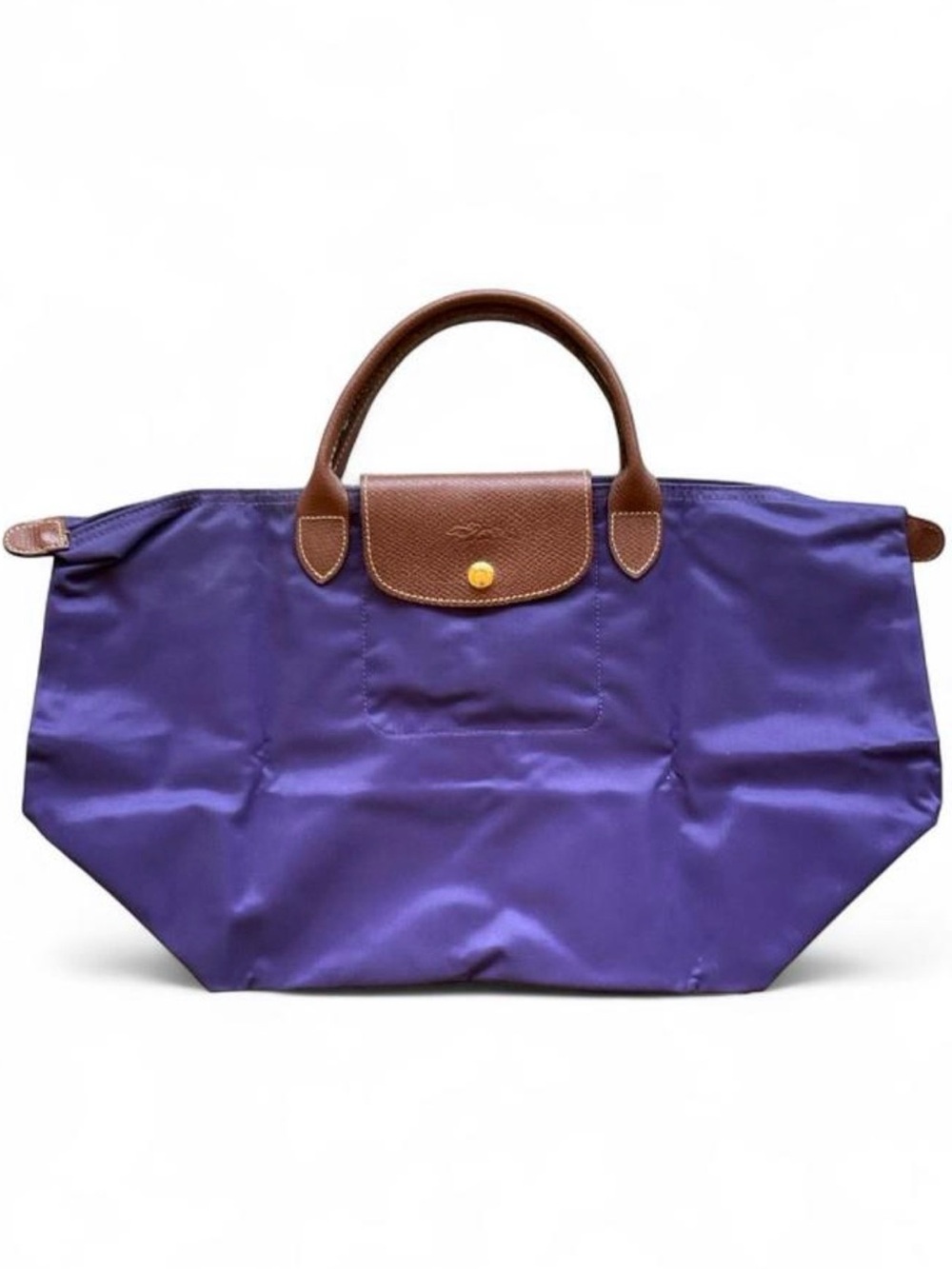 LONGCHAMP Le Pliage Original Handbag AMETHYST PURPLE  (Size S / Short Handle)